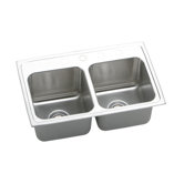 Gourmet 25" x 19.5" Top Mount Kitchen Sink