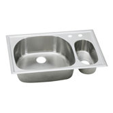 Harmony 33" x 22" Top Mount Kitchen Sink