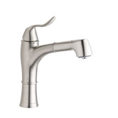 Explore One Handle Deck Mount Pull Out Kitchen Faucet
