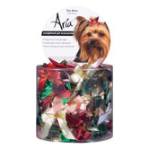 Tiny Dog Bows with Gold Beads (100 Pieces)