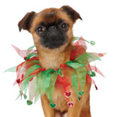 Holiday Heart Scrunchy Dog Neckware