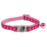 Kitty Two-Tone Pawprint Pet Collar