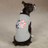 Americana Peace Flag Dog Tanks