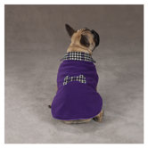 Ultra Violet Houndstooth Dog Coat