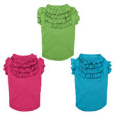 Tiered Ruffle Dog Tee