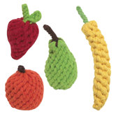 Rope Fruit Chew Dog Toy