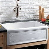 Luberon Art Nouveau Fireclay Farmhouse Sink