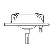 Eyesaver Counter Top Mounted Eyewash Station with Stainless Steel Bowl and Trigger Bar Activator