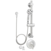 Alexandria ADA Hand-held Shower and Tub Combination with Grab Slide Bar and Diverter Tub Spout