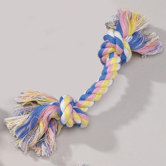 Pastel Rope Bone Dog Toy