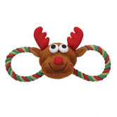 Holiday Hug Tug Dog Toy