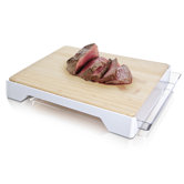 38cm x 29cm Schneidebrett und Auffangbeh&auml;lter in Wei&szlig;