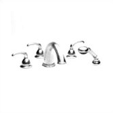 880 Series Double Handle Roman Tub Deck and Diverter Hand Shower