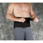 Fusion System Lumbosacral Orthosis in Black