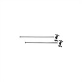0.5" Nominal Compression Toilet Supply Kit with Cross Handle