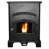 King Pellet Burner with Ignitor, 140 lbs Hopper