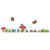 Ludo Mice and Ladybugs Wall Decal