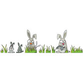 Ludo Rabbits Wall Decal
