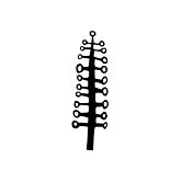 Spot Conifer Wall Decal in Black