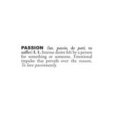 Blabla Passion (English) Wall Decal