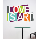 BlaBla Love is Art Wall Decal