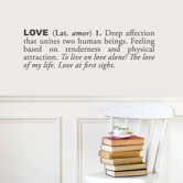 Blabla Love (English) Wall Decal