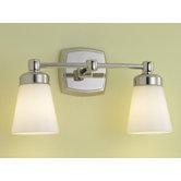 Soft Square 8.5" Two Light Bath Vanity
