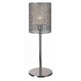 Distratto One Light Table Lamp in Chrome