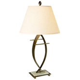 Levelle One Light Table Lamp in Antique Silver