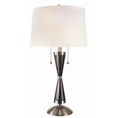 Sinatra II Two Light Table Lamp in Espresso