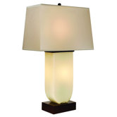 Aramis Two Light Table Lamp in Satin Black
