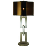 Linque One Light Table Lamp in Brushed Nickel