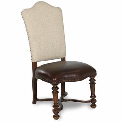 Bolero Upholstered Side Chair in Cherry (Set of 2)