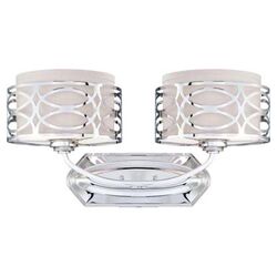 Annie 2 Light Wall Sconce in Polished Nickel
