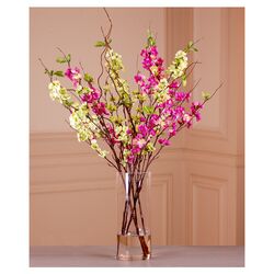Artificial Pink Blossom & Branch Arrangement