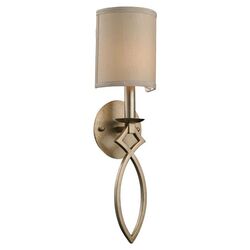 Finland 1 Light Wall Sconce in Aged Silver