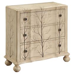 Charites 3 Drawer Chest in Ivory