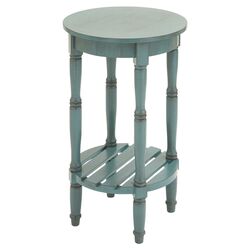 End Table in Blue