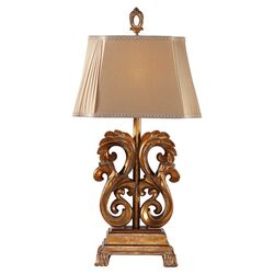 Edwina Table Lamp in Antique Gold