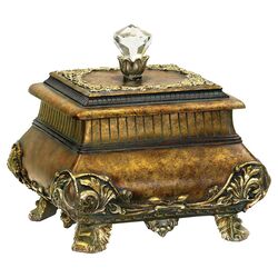 Wilton Box in Antique Gold