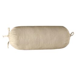 Jacquard Bolster Pillow in Ivory