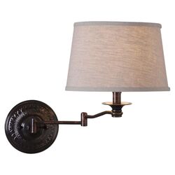 Cumbria Swing Arm Wall Lamp in Copper Bronze