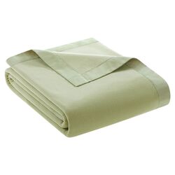 Micro Fleece Blanket in Sage