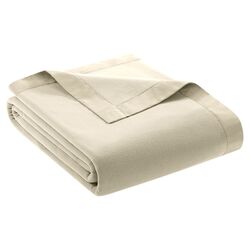 Micro Fleece Blanket in Natural
