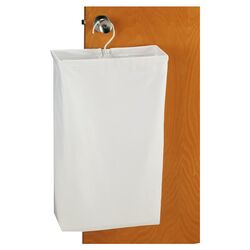 Doorknob Laundry Bag in White