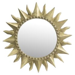 Antique Wall Mirror in Antique Gold