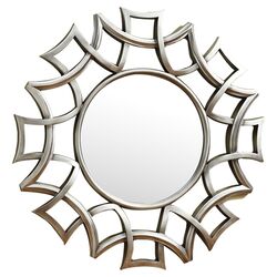 Starburst Mirror in Silver