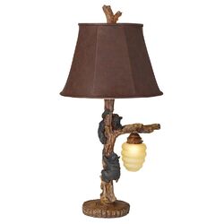 Honey Bear Table Lamp in Brown