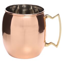 Moscow Mule Mug in Polished Copper (Set of 4)