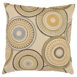 Riley Polyester Throw Pillow in Light Brown